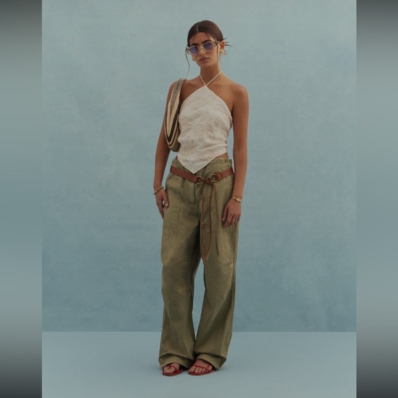 Kith Olive Wide-Leg Pants